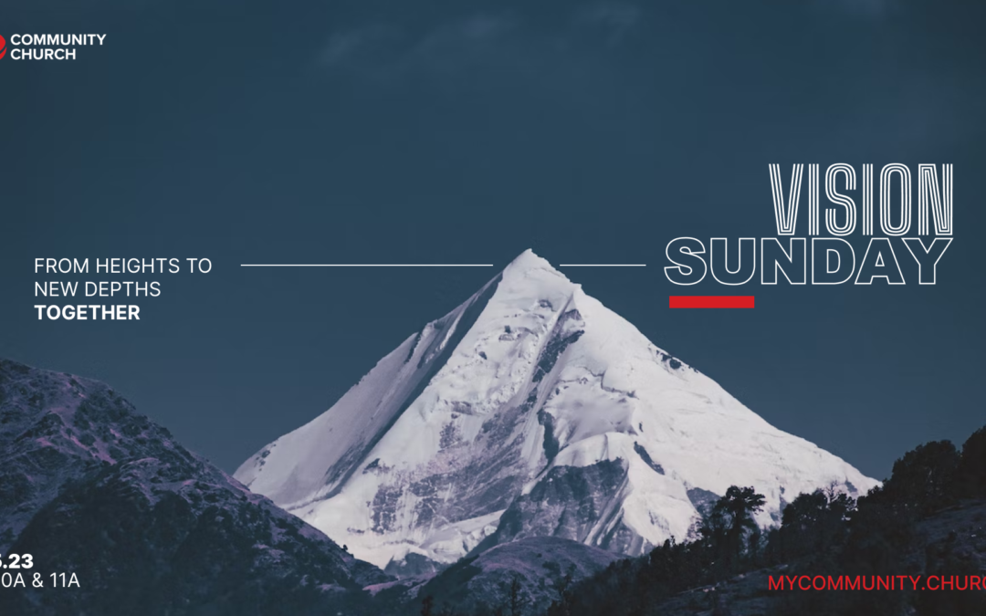 Vision Sunday A Mountaintop Experience